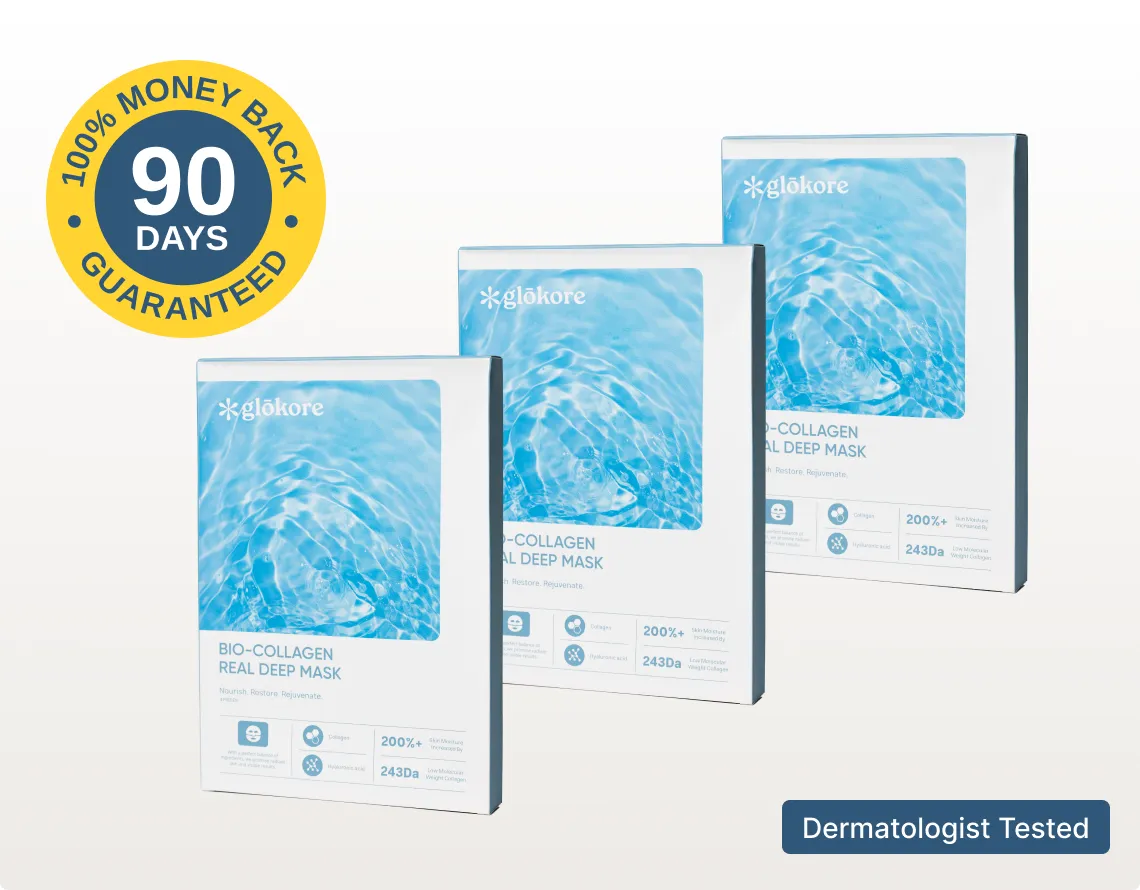 Glokore Bio-Collagen Mask Premium Biocellulose Sheet Mask